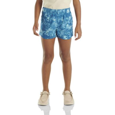Carhartt Kid's CH9300 Force Lightweight Short - Girls - 4 Child - Deep Lagoon