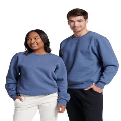 Russell Athletic Men's Dri-Power Crewneck Fleece Sweatshirt, Vintage Blue X-Large