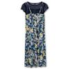 Speechless Girls' Short Sleeve Tee and Maxi Pleated Dress, Navy/Yellow, 7 view 2