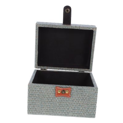 Cabilock Large Jewelry Box Vintage Wooden Storage Box Flip Lid Necklace Organizer Trinket Container