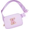 Uygafly Birthday Gifts for 6 7 8 9 10 11 12 13 Year Old Girls,Fanny Pack Belt Bag Crossbody Bags for Women Girls Kids,Fashion Waist Packs Cute Teen Trendy Stuff Travel Essentials | Lavender,K view 1