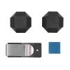TANIQIACA Aluminum Cue Chalk Holder Clip Octagon 2 Layers Silent Billiard Pool Cue Chalk Box Accessories view 4