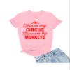 4X-Large Pink Mens This is My Circus These are My Monkeys Funny Mom T-Shirt view 1