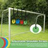 VercanMonth 4 Pcs Soccer Goal Target Agility Hockey Shooting Target with Adjustable Tapes for Reactive Improving Accuracy Speed Lacrosse Baseball Football Goal Sports Training view 2