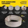 Tribe Lifting 5mm Premium Weight Lifting Belt - 100% Genuine Leather - Comfortable Squat & Deadlift Belt - Gray Alcantara, Size Small (Belly 24" - 31") view 3