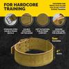 5mm Premium Weight Lifting Belt - 100% Genuine Leather Weightlifting Belt - Comfortable Squat Belt, Deadlift Belt or Powerlifting Belt - Workout Belt for Strength Training - Gym Belt for Men and Women (Green Alcantara, Large (Belly 34" - 41") New Siz view 3