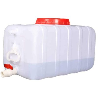 YXCUIDP Portable Water Tank 50L/100L/150L/200L/300L Water Storage Bucket with Tap, Hiking, Picnic, Travel and BBQ Outdoor Travel Water Carrier(White,200L)