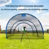 FORTRESS Pop-Up Batting Cage Net & Frame | Available in 20ft, 40ft, 60ft or 80ft | Instant Setup for Anywhere Practice (80ft) view 3