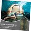 LABRIMP Sleeping Bag Pad for Camping Backpacking Hiking Nylon Compression Bag for Adults view 3