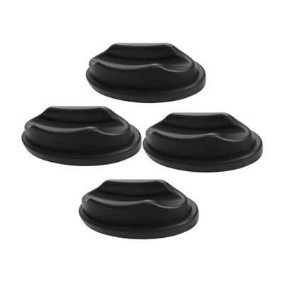 balacoo 4pcs Indoor Bicycle Trainer Front Wheel Riser Block Lightweight Bike Stabilizing Platform for Enhanced Indoor Cycling Training