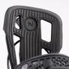 Nidecker Flow Fuse Snowboard Bindings  Black  Speed-Entry Fusion PowerStrap & Glass-Filled Nylon Baseplate  Size XL view 4
