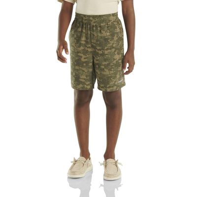 Carhartt Kid's CH8324 Rugged Flex Camo Work Short (Child) - Boys - 4 Child - Tree Camo Print