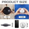 Deekin 2 Pcs Shot Put Rubber Discus Black Ball for School Track and Field Discuses for Outdoor Practice Throwing(1kg Discus+6lb Shot Put) view 3