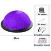 Half Balance Ball - Yoga Ball Balance Trainer for Core Stability & Full Body Workout at Home or Gym Resistance Bands Pump and Exercise Guide Included view 2