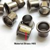 1 Tools + 100pcs #8-9-7.9mm (.267 Length Under Flange x 1/4" Outside Diameter) Brass Eyelets Rivets for 0.08" Kydex Holster (GunBlack Color) view 4