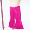 FEESHOW Toddler Baby High Waist Bell Bottoms Casual Outfits Girls Kids Denim Flared Pants Ruffled Wide Leg Trouser Hot Pink M 2-3 Years view 4
