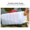 WAZHOU Large Plastic Water Storage Tanks 50L/80L/110L/200L Emergency Water Storage Camping & Hiking Water Storage Water Container Multifunctional Water Tank(110L/29gallon) view 3