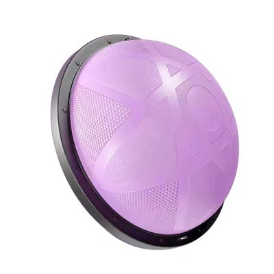 58cm Half Ball, Balance Trainer with Resistance Bands,Yoga Balance Ball Anti Slip Surface with Foot Pump for Strength Exercise Physical Therapy & Gym