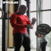 TSLA Men's UPF 50+ Compression Shirts, Cool Dry Long Sleeve Athletic Tops, Sports Baselayer Workout Shirt, Flame Red, XX-Large view 4