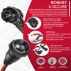 1865120 MKR-28 Trolling Motor Plug and Receptacle for Minn Kota Freshwater and Saltwater Marine Battery Accessory 12V/24V/ 36V/48V Male Female Trolling Motor Socket Connector Waterproof Quick Connect view 4