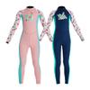 ODIZLI Toddler Girls Swimsuit Rash Guard One Piece Kid Swimwear Bathing Suit Wetsuit Pink C 2-3 Years UPF 50+ UV Protection view 2