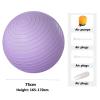 Balance Ball, Inflatable Half Exercise Ball Wobble Board Balance Trainer w Nonslip Base | Half Yoga Ball Strength Training Equipment w 2 Bands, Pump view 2