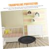 Outanaya Trampoline Safety Cover Replacement Durable Black Protector Pad for Round Trampolines Boy Girl-Friendly Design Easy Installation Optimal Injury Prevention Diameter view 2