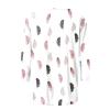 3/4 Sleeve Tops for Women Floral Print Crewneck Cute Shirts Dressy Casual Summer Blouses Ethnic Three Quarter Sleeve Comfy Country Tunic Tops to Wear with Leggings Womens 3/4 Sleeve T Shirts 2025 view 4