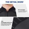 3mm Diving Wetsuit Tops, Neoprene Wetsuits Jacket Thermal Long Sleeves Wet Suit for Men Women for Swimming Snorkeling Scuba Surfing,2XL,Men's view 4