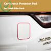 Car Scratch Protector for Trunk Bike Rack, Anti-Scratch Anti-Collision Non-Slip Silicone Pads, Car Paint Protective Pads Car Tire Pattern Non-Slip, Bike Car Rack Accessories(White 6 Pack) view 2