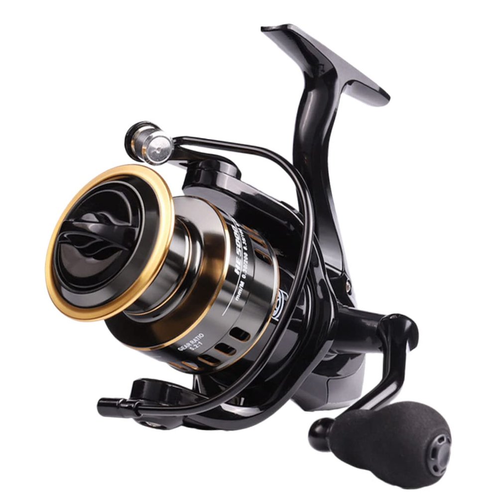 SUPVOX 1pc Baitcasting Fishing Wheel Gear Ratio Bearings Design for Ocean Lake River Fishing Quality He