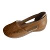 JYSwoshoe Closed Toe Sandals Women,Womens Sandals Dressy Casual Summer Hollow Out Shoes Orthotic Wedge Sandals For Women Comfortable Round Toe Walking Slip on Flats Sandals Lightweight Driving Shoes view 3