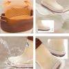 IWIHMIV Girls Rain Boots Rainboots for Toddlers Girls Toddler Rain Boots Kids Rain Boots Waterproof Rubber Boots for Girls And BoysBeige,2 view 4