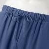 RTTUIOP Men's Cotton Linen Pants Solid Color Harem Pants Casual Capri Pant Lightweight Loose 3/4 Shorts Drawstring Elastic Waist Beach Yoga Trousers Summer Pant Linen Shorts for Men view 4