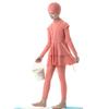 IBTOM CASTLE Burkini Swimsuits for Girls: Modest Muslim 3PCS Rash Guard Set Swim Skirt Tops Leggings Pants with Hijab Cap Summer Beachwear Full Coverage Conservative Swimming Costume Pink 9-10 Years view 2