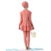 IBTOM CASTLE Burkini Swimsuits for Girls: Modest Muslim 3PCS Rash Guard Set Swim Skirt Tops Leggings Pants with Hijab Cap Summer Beachwear Full Coverage Conservative Swimming Costume Pink 9-10 Years view 3