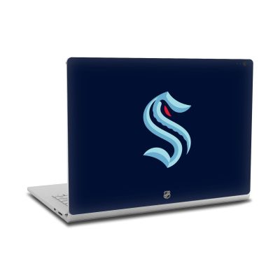 Head Case Designs Officially Licensed NHL Plain Seattle Kraken Vinyl Sticker Skin Decal Cover Compatible with Microsoft Surface Book 2