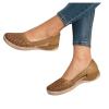 JYSwoshoe Closed Toe Sandals Women,Womens Sandals Dressy Casual Summer Hollow Out Shoes Orthotic Wedge Sandals For Women Comfortable Round Toe Walking Slip on Flats Sandals Lightweight Driving Shoes view 1