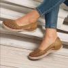 JYSwoshoe Closed Toe Sandals Women,Womens Sandals Dressy Casual Summer Hollow Out Shoes Orthotic Wedge Sandals For Women Comfortable Round Toe Walking Slip on Flats Sandals Lightweight Driving Shoes view 2
