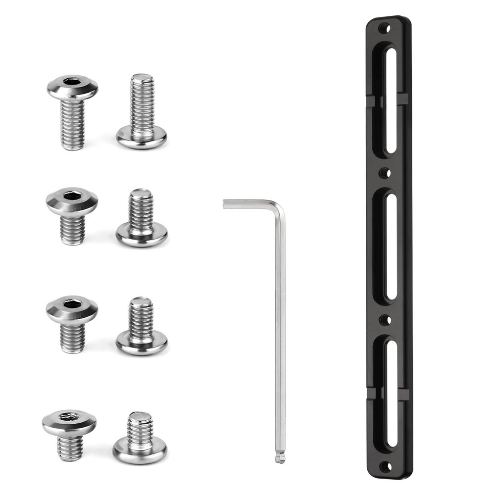 Bike Bottle Cage Adapter, Bicycle Bottle B-RAD Mounting Base Aluminum Alloy for Cestbon Bike Water Mount Holder Bracket Adjustable Mounts Alt Position for Houson MTB Road Mountain (3 Slots)