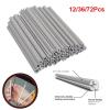 12/36/72pcs Bike Reflector Tube Bike Wheel Spoke Reflective Sticker Tube Warning Safety Light DIY Bike Reflector Reflector Tube (Size : 5x80mm 12pcs) view 3