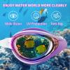 WAVE Nearsighted Swim Goggles, Shortsighted Optical Swimming Goggles No Leaking Anti Fog UV Protection for Adult Men Women view 3