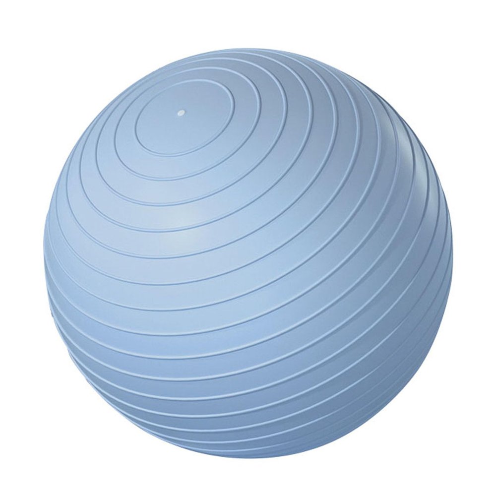 Balance Ball, Inflatable Half Exercise Ball Wobble Board Balance Trainer w Nonslip Base | Half Yoga Ball Strength Training Equipment w 2 Bands, Pump