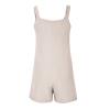 KICILVS Womens Rompers for Summer Casual Sleeveless Suspender Short Jumpsuit Boho Solid Color Overalls with Pockets view 4