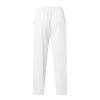 RTTUIOP Mens Capri Pants Men's Cotton Linen Pants Solid Color Casual Capri Pant Lightweight Loose 3/4 Shorts Drawstring Elastic Waist Beach Yoga Trousers Summer Shorts view 4