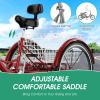 LILYPELLE Adult Tricycles 7 Speed, 3 Wheel Bikes Adult Trikes 20/24/26 inch, Three-Wheeled Bicycles Cruise Trike with Shopping Basket for Seniors, Women, Men view 2