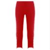Freebily Kids Girls Figure Skating Pants Training Wear High Waist Quality Crystals Practice Ice Skating Leggings Pants Burgundy 12 Years view 3