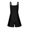 KICILVS Womens Rompers for Summer Casual Sleeveless Suspender Short Jumpsuit Boho Solid Color Overalls with Pockets view 4