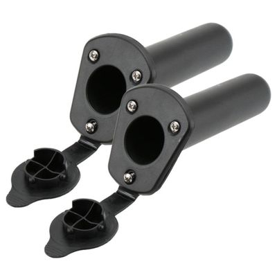 Parliky 2pcs Boat Rod Holders for Fishing Durable Flush Mount Bracket with Easy Installation for Kayak and Canoe Use