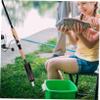 SUPVOX Multi-Function Fishing Rod Holder -wear Support Rack for Bank Fishing Ground Insert Design and Stable for All Conditions for Beginners and Enthusiasts Gun Color view 4
